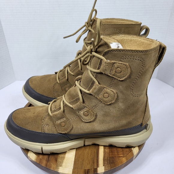 Sorel Explorer II Joan Mens Boot Brown Suede Winter Waterproof NM4500-257 Size 8 main image 8